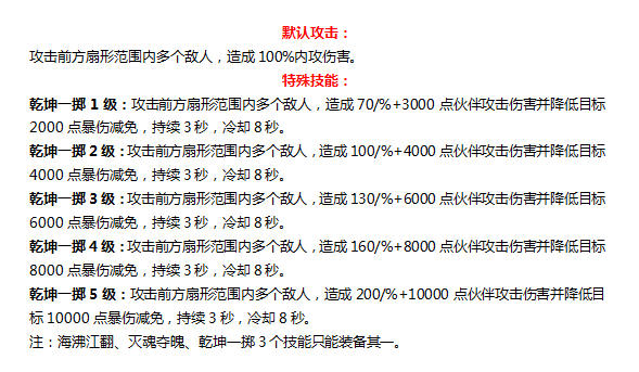 天山极品《天龙3D》新资料片新伙伴属性首曝