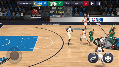 秀一波操作技术 手游《NBA Live Mobile》几个操作细节分享