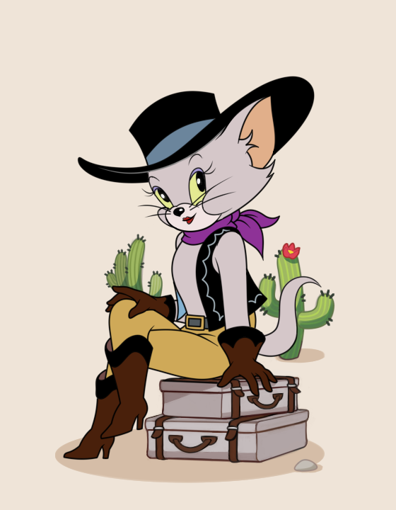 《猫和老鼠》全新角色塔拉上线 美丽的牛仔女郎 