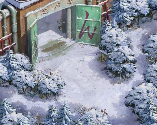 今年最美的雪景 《火影忍者OL》手游木叶雪景曝光