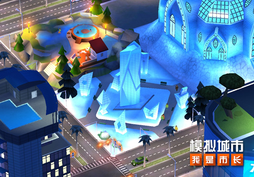 双十二火热来袭《模拟城市：我是市长》冰雪节主题建筑曝光