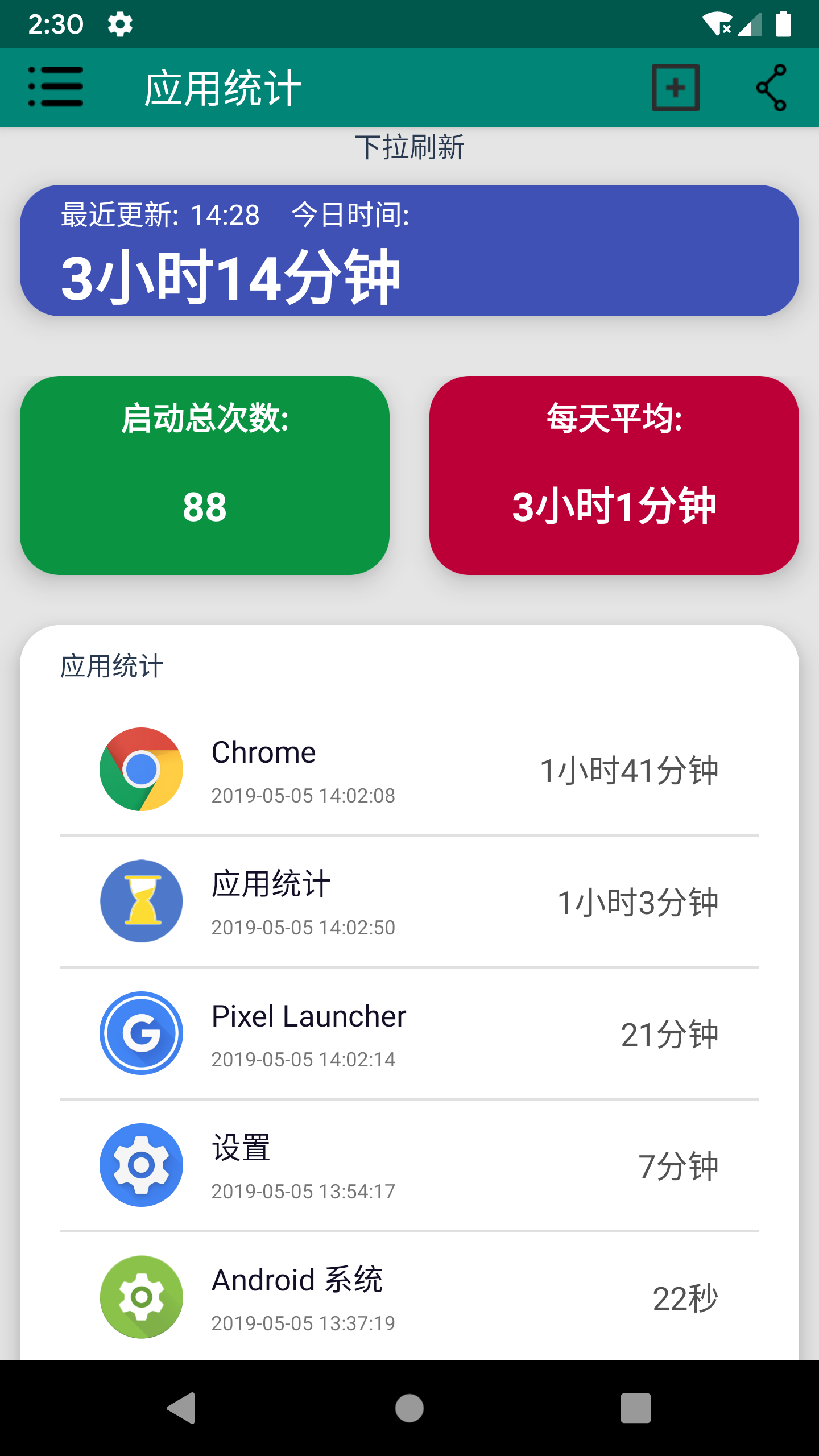 应用统计截图(1)