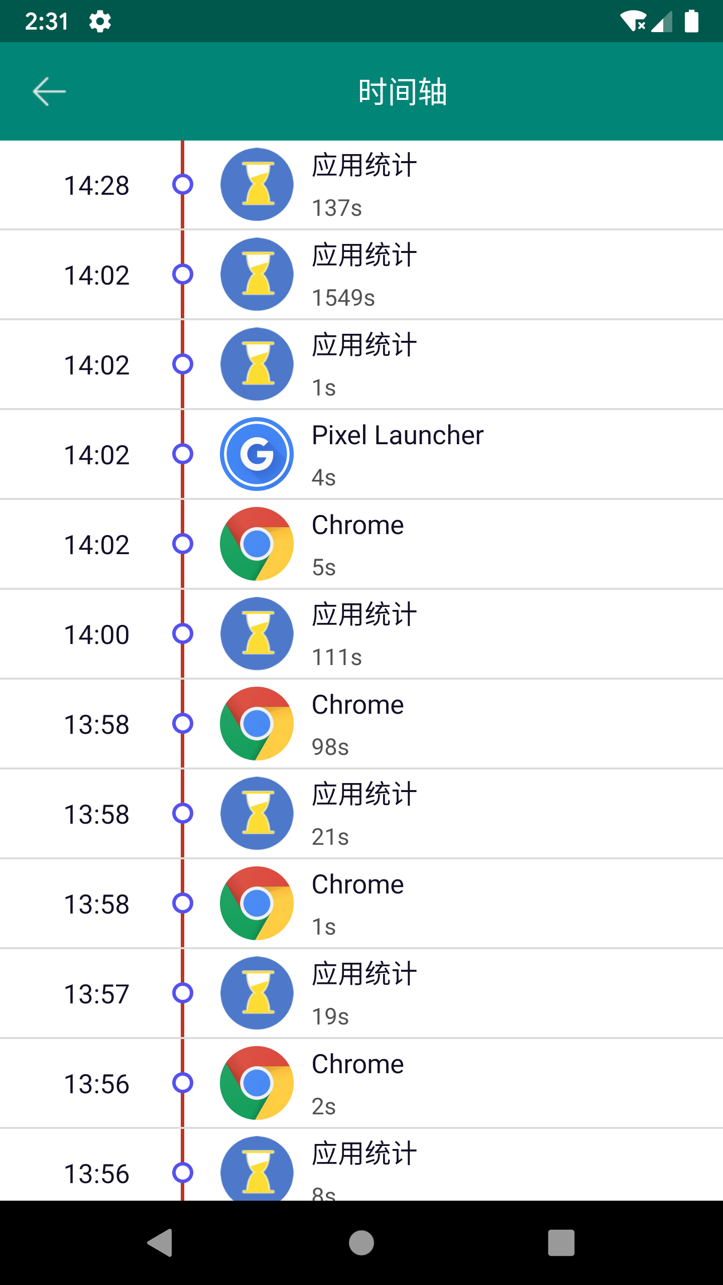 应用统计截图(3)